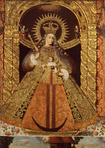 Virgin of the Victory of Malaga by Unbekannt Unbekannt
